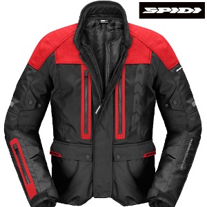 Spidi DP-PROGRESSIVE HYBRID Motorcycle Jacket - Red - Sale